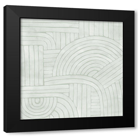 Roaming III Black Modern Wood Framed Art Print by Urban Road