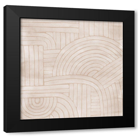 Roaming IV Black Modern Wood Framed Art Print with Double Matting by Urban Road