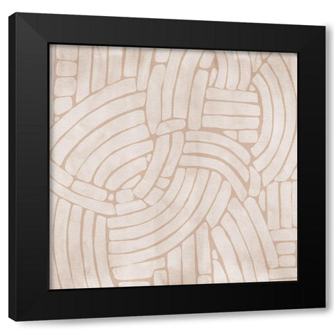 Stone Path IV Black Modern Wood Framed Art Print by Urban Road