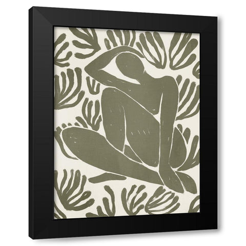 Self-Care I Black Modern Wood Framed Art Print with Double Matting by Urban Road