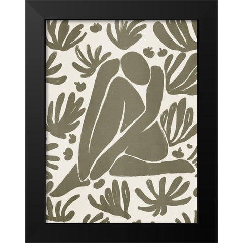 Wholeness IV Black Modern Wood Framed Art Print by Urban Road