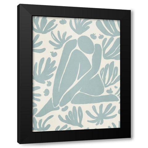 Haleness IV Black Modern Wood Framed Art Print with Double Matting by Urban Road