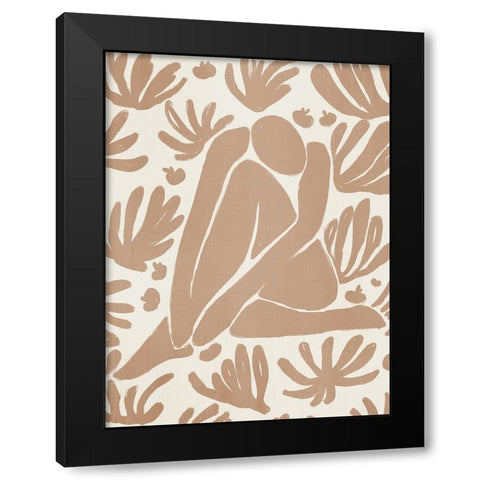 Wholeness V Black Modern Wood Framed Art Print with Double Matting by Urban Road