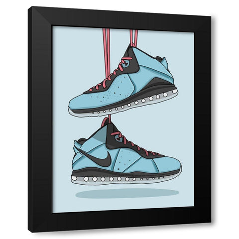 Game Ready Black Modern Wood Framed Art Print with Double Matting by Urban Road