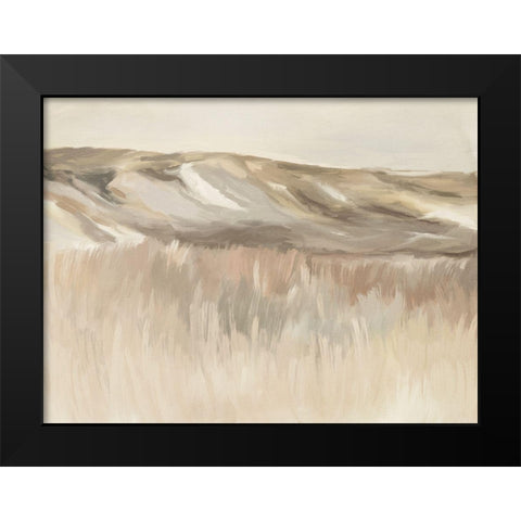 Warm Breeze Black Modern Wood Framed Art Print by Urban Road