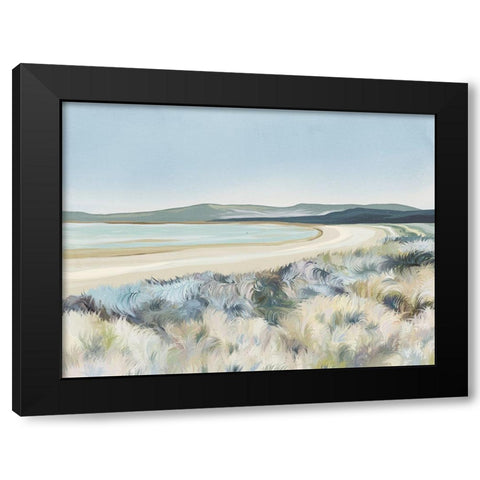 Morning Dip Black Modern Wood Framed Art Print by Urban Road