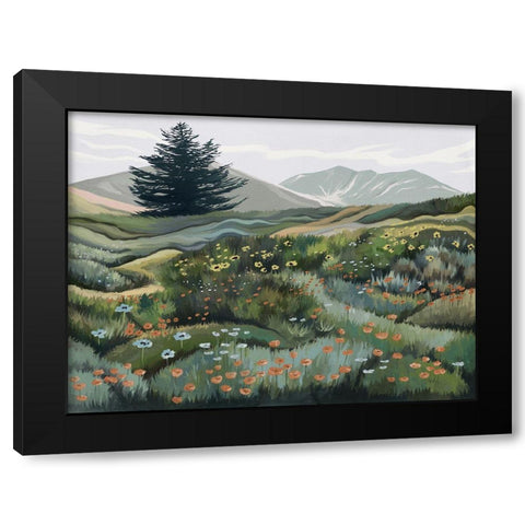 Mountain of Hope Black Modern Wood Framed Art Print with Double Matting by Urban Road