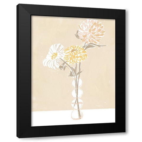 Bliss I Black Modern Wood Framed Art Print with Double Matting by Urban Road