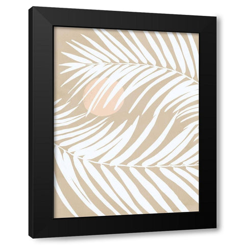 Under the Moonlight II Sand Black Modern Wood Framed Art Print by Urban Road