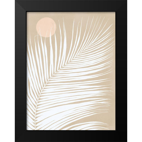 Under the Moonlight I Sand Black Modern Wood Framed Art Print by Urban Road