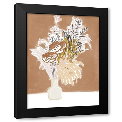 Balmy II Black Modern Wood Framed Art Print with Double Matting by Urban Road