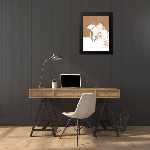 Balmy I Black Modern Wood Framed Art Print by Urban Road