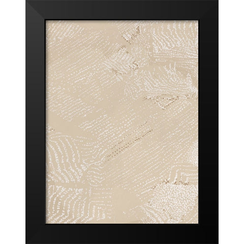 Sandstorm Clay Black Modern Wood Framed Art Print by Urban Road