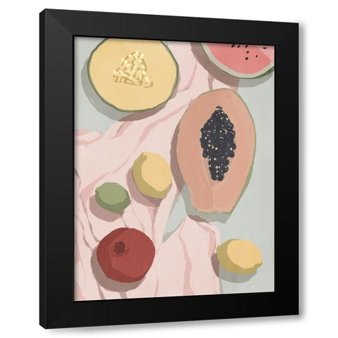 Fiesta dulce Black Modern Wood Framed Art Print by Urban Road