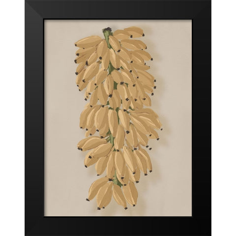 Platano I Clay Black Modern Wood Framed Art Print by Urban Road