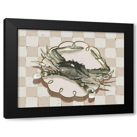 Late Lunch Neutral Black Modern Wood Framed Art Print by Urban Road