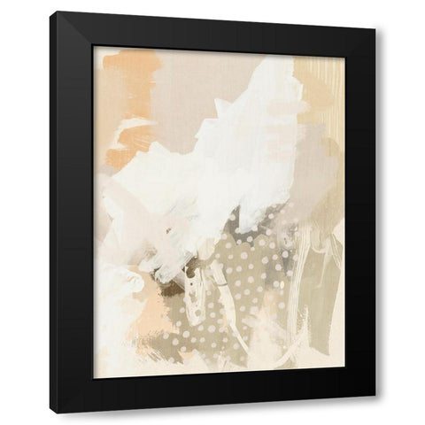 Soft Mess Black Modern Wood Framed Art Print with Double Matting by Urban Road