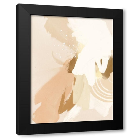 Neutral Flows I Black Modern Wood Framed Art Print by Urban Road