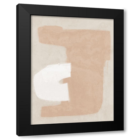 Composed Neutral Black Modern Wood Framed Art Print with Double Matting by Urban Road