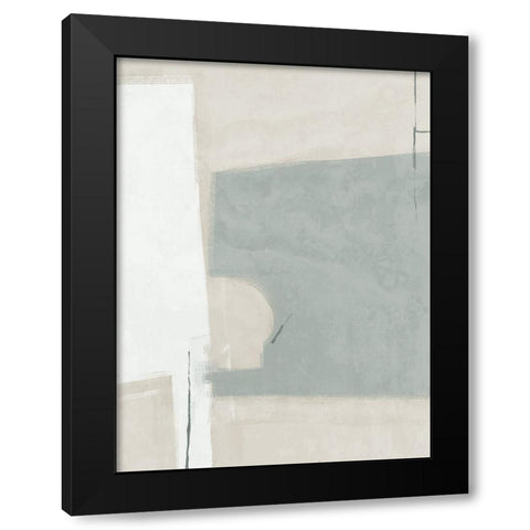 Always a Way Light Teal Black Modern Wood Framed Art Print by Urban Road