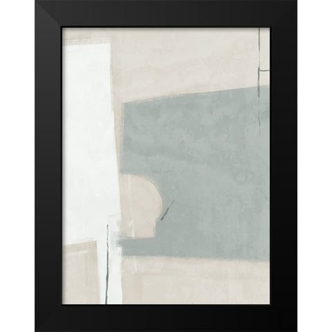 Always a Way Light Teal Black Modern Wood Framed Art Print by Urban Road