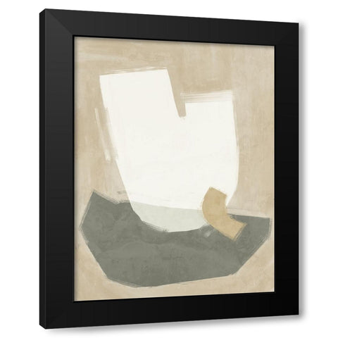 Laid-Back Neutral Black Modern Wood Framed Art Print with Double Matting by Urban Road