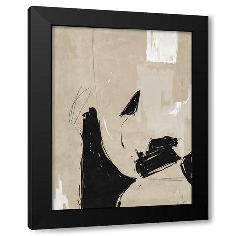 Back To The Drawing Board II Black Modern Wood Framed Art Print with Double Matting by Urban Road