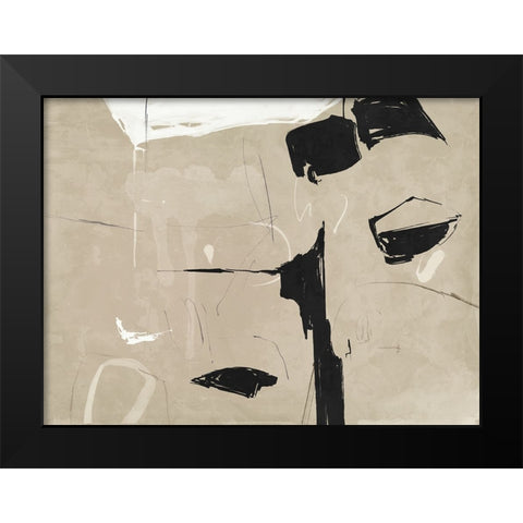 Back To The Drawing Board IIII Black Modern Wood Framed Art Print by Urban Road