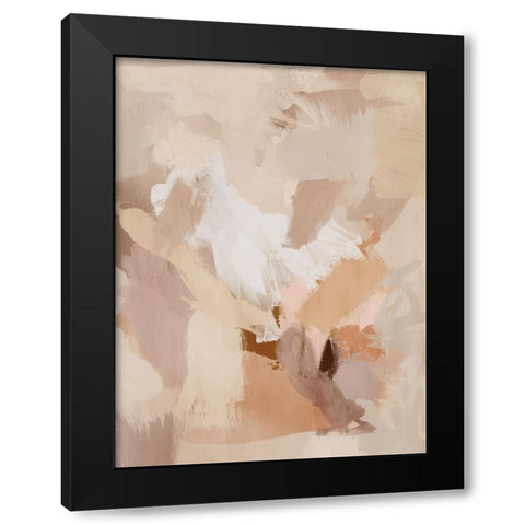 Untroubled Black Modern Wood Framed Art Print by Urban Road