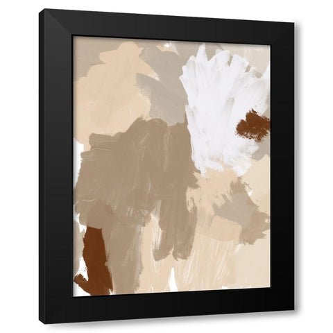 Modest Black Modern Wood Framed Art Print by Urban Road