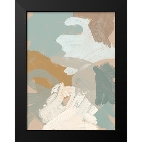 Cool Warmth Black Modern Wood Framed Art Print by Urban Road