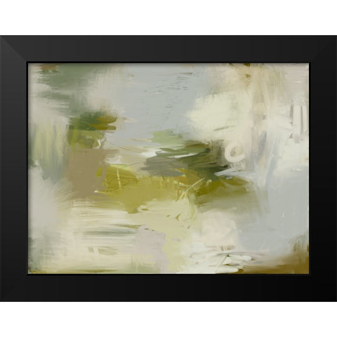 Evergreen Black Modern Wood Framed Art Print by Urban Road