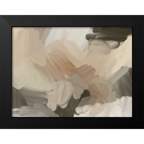 Soft And Fuzzy II Black Modern Wood Framed Art Print by Urban Road