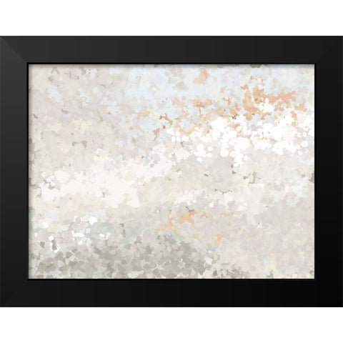 Glitter Glow I Black Modern Wood Framed Art Print by Urban Road