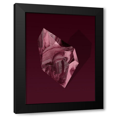 Garnet Black Modern Wood Framed Art Print by Urban Road