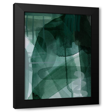 Equinox Black Modern Wood Framed Art Print by Urban Road