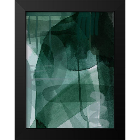 Equinox Black Modern Wood Framed Art Print by Urban Road