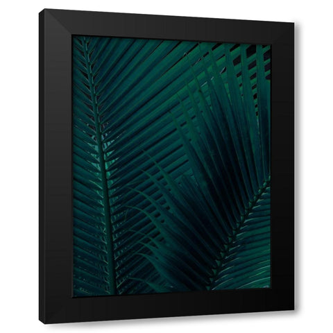 Shade I Black Modern Wood Framed Art Print with Double Matting by Urban Road