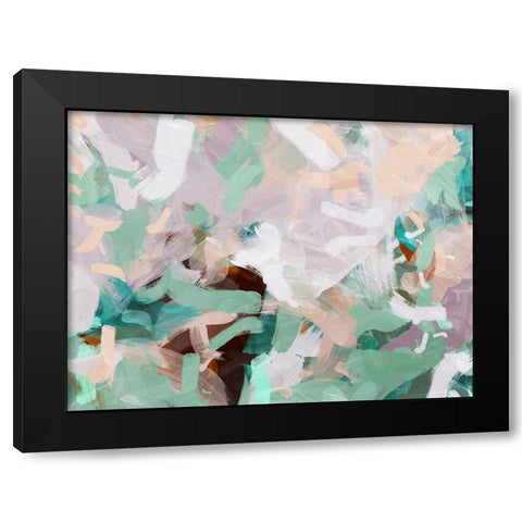 Malestrom Black Modern Wood Framed Art Print by Urban Road