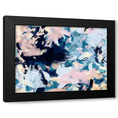 Spring Ocean Black Modern Wood Framed Art Print with Double Matting by Urban Road
