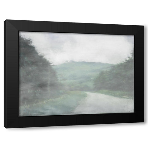 Wanderer Black Modern Wood Framed Art Print with Double Matting by Urban Road