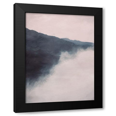 Mystic Black Modern Wood Framed Art Print with Double Matting by Urban Road