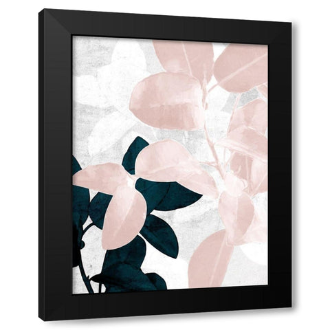 Demure I Black Modern Wood Framed Art Print with Double Matting by Urban Road