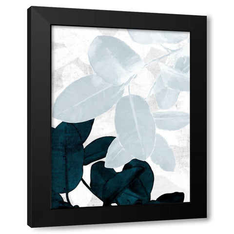 Exhale I Black Modern Wood Framed Art Print with Double Matting by Urban Road