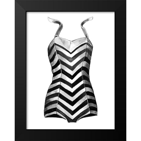 Lola Black Modern Wood Framed Art Print by Urban Road