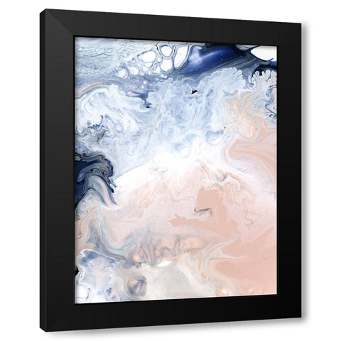 Ithaca Black Modern Wood Framed Art Print by Urban Road