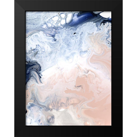 Ithaca Black Modern Wood Framed Art Print by Urban Road