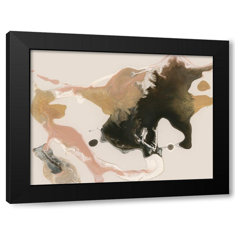 Chocolate Kiss Black Modern Wood Framed Art Print with Double Matting by Urban Road