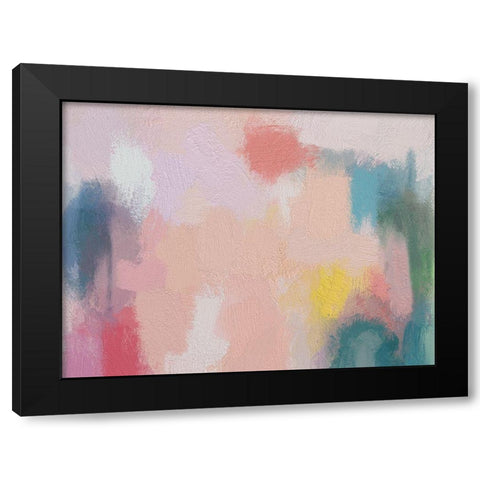 Jubilant Black Modern Wood Framed Art Print with Double Matting by Urban Road