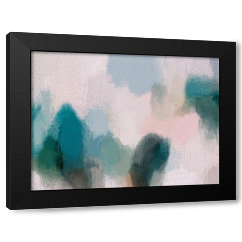 Symphony Black Modern Wood Framed Art Print with Double Matting by Urban Road